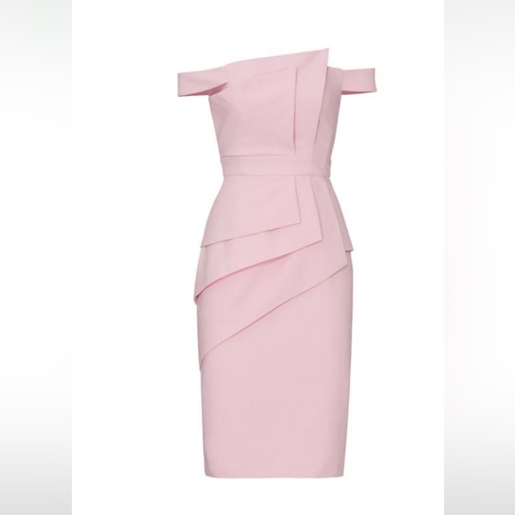 Dresses & Skirts - BLACK HALO La Reina Off The Shoulder Sheath Dress Size 6